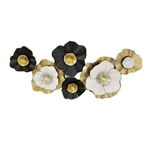 لوحة ديكور جدارية ريدفاير حديد ثلاثية الأبعاد متعددة الألوان