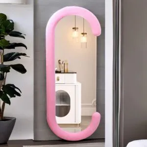 مرآة حائط تانا - وردي