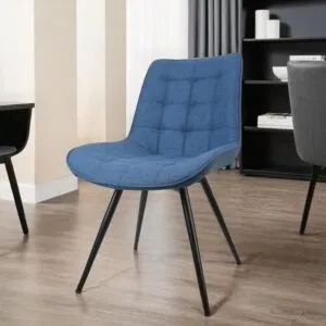 كرسي طعام متحرك باترفلاي - ازرق سماوي