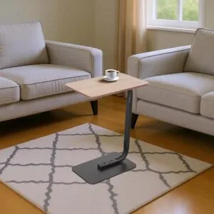 طاولة جانبية مستطيلة ايلان - بني واسود