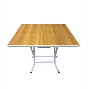 طاولة خارجية قابلة للطي متنقلة - بني