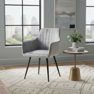 كرسي طعام كافا براي - رمادي