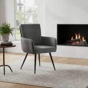 كرسي مفرد فيتو - رمادي غامق