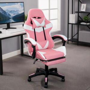 كرسي ألعاب متحرك قابل لتعديل الإرتفاع وينر - وردي وأبيض