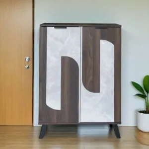 خزانة أحذية بابين فولتا - بني ورمادي