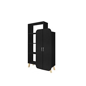 وحدة تخزين وتنظيم لامونيزا خشب ماليزي  أسود