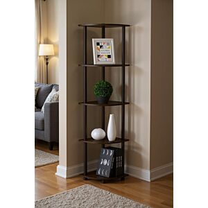 وحدة تخزين رفوف زاوية كابول - بني