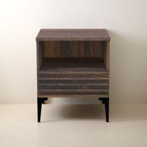 كومودينو درج ورف ايلا - خشبي وبني