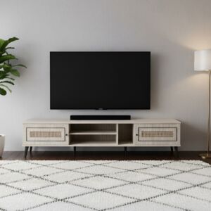 طاولة تلفزيون مونزا 200 سم - بيج