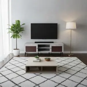 طاولة تلفزيون فيرونا مودرن 160 سم - رمادي