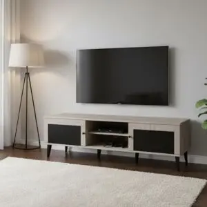 طاولة تلفزيون فيرونا 160 سم - بيج