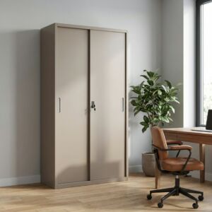 دولاب مكتبي زيفا - 5 رفوف - بيج