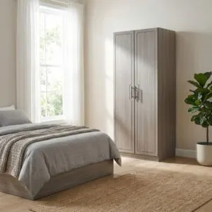 دولاب ملابس بابين ميلاي - رمادي