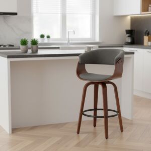 كرسي مرتفع اشا - رمادي غامق