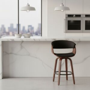 كرسي مرتفع اشا - اسود