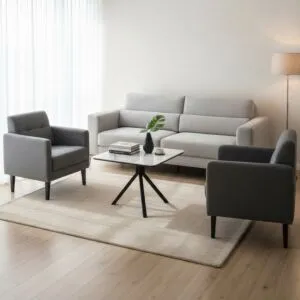 طاولة قهوة بورسلان موديرا - ابيض