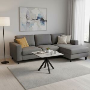 طاولة قهوه بورسلان بلينزا سكاي - رمادي