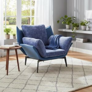 كرسي مفرد روكا - أزرق