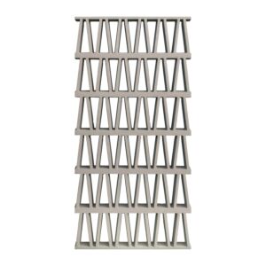 ديكور جداري شاك - رمادي