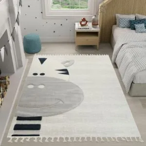 سجادة اطفال فيرات 200x300 سم - كريمي ومتعدد الالوان