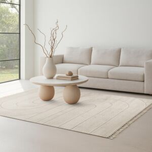 سجادة مودرن مارلي 150x230 سم - بيج