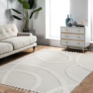 سجادة مودرن ألافا 150×230 سم - رمادي