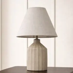 ابجورة طاولة سيراميك ازاد - ابيض وبيج