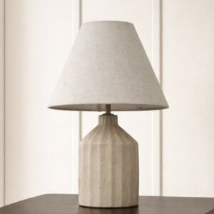 ابجورة طاولة سيراميك ازاد - ابيض وبيج