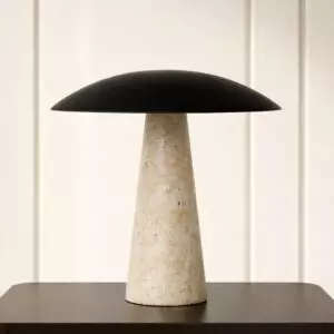 ابجورة طاولة ريناي - اسود وبيج