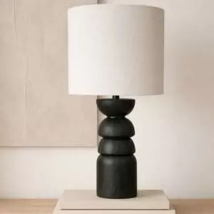 ابجورة طاولة مولتو - بيج واسود