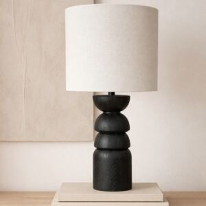 ابجورة طاولة مولتو - بيج واسود