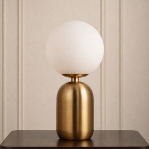 أبجورة طاولة لونا - ذهبي