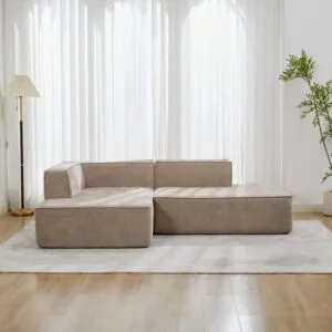 كنب زاوية يسار دالاس - بيج