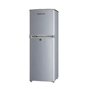 ثلاجة و فريزر علوي جي في سي برو - 181لتر- فضي