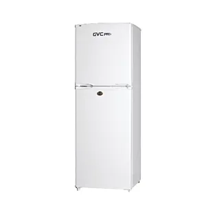 ثلاجة و فريزر علوي جي في سي برو - 181لتر- أبيض