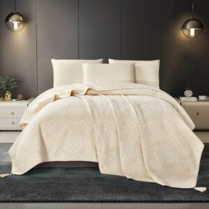 لحاف صيفي مزدوج ماتيا - بيج