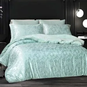 طقم لحاف جوما شتوي كوين 200x150 سم - تيفاني - 4 قطع - مخمل جاكارد