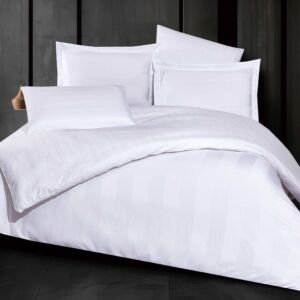 طقم لحاف مزدوج صيفي دولفرا - 6 قطع - أبيض