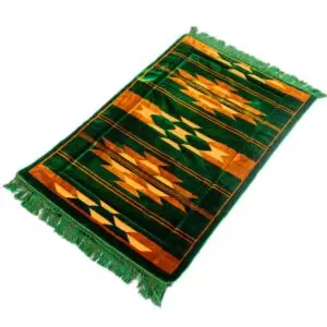 سجادة صلاة طبية مخمل 68x117 سم - اخضر