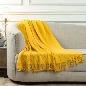 شال كنب اكريليك سالفر - اصفر