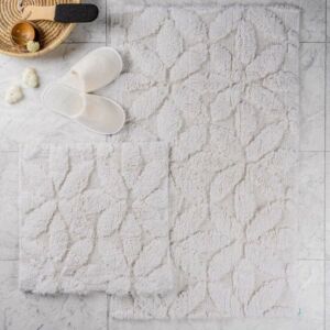 طقم دعاسة أرضية برلين تركي فرو - قطعتين - كريمي