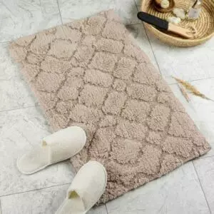 دعاسة أرضية فيانا تركي فرو 50x80 سم - بيج