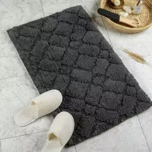 دعاسة أرضية فيانا تركي فرو 50x80 سم - اسود