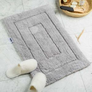 دعاسة أرضية فريم تركي فرو 50x80 سم - رمادي فاتح