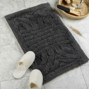 دعاسة أرضية هيرينج بون تركي فرو 50x80 سم - أسود