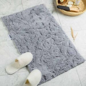 دعاسة أرضية لوتس تركي فرو 50x80 سم - رمادي