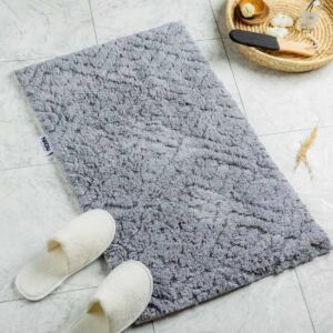 دعاسة أرضية بيجونيا تركي فرو 50x80 سم - رمادي