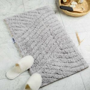 دعاسة أرضية روما تركي فرو 50x80 سم - رمادي فاتح