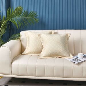 طقم غطاء خدادية ماتيا - قطعتين - بيج