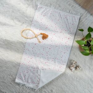 سجادة صلاة أطفال 50x90 سم - سكري ووردي